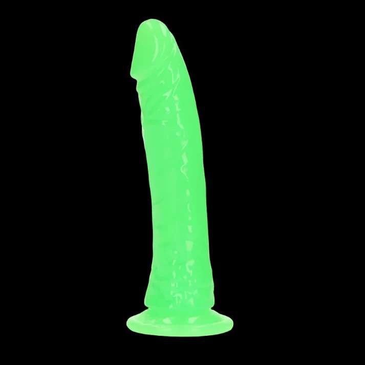 REALROCK GLOW IN THE DARK DILDO ROSA