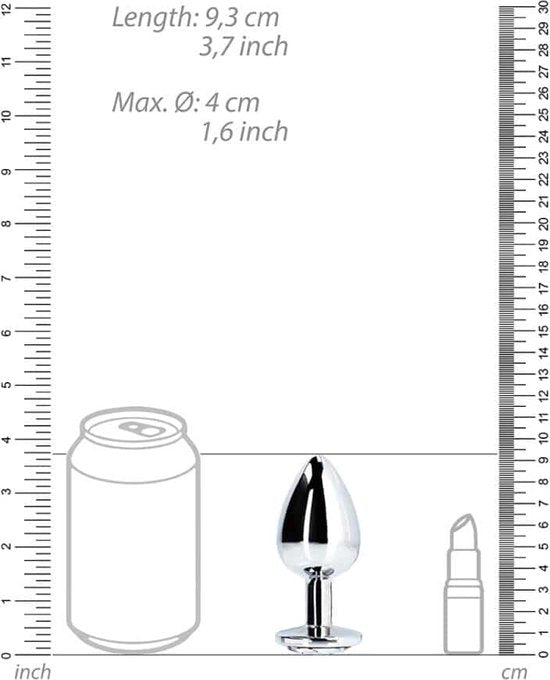 OUCH METAL BUTT PLUG LARGE
