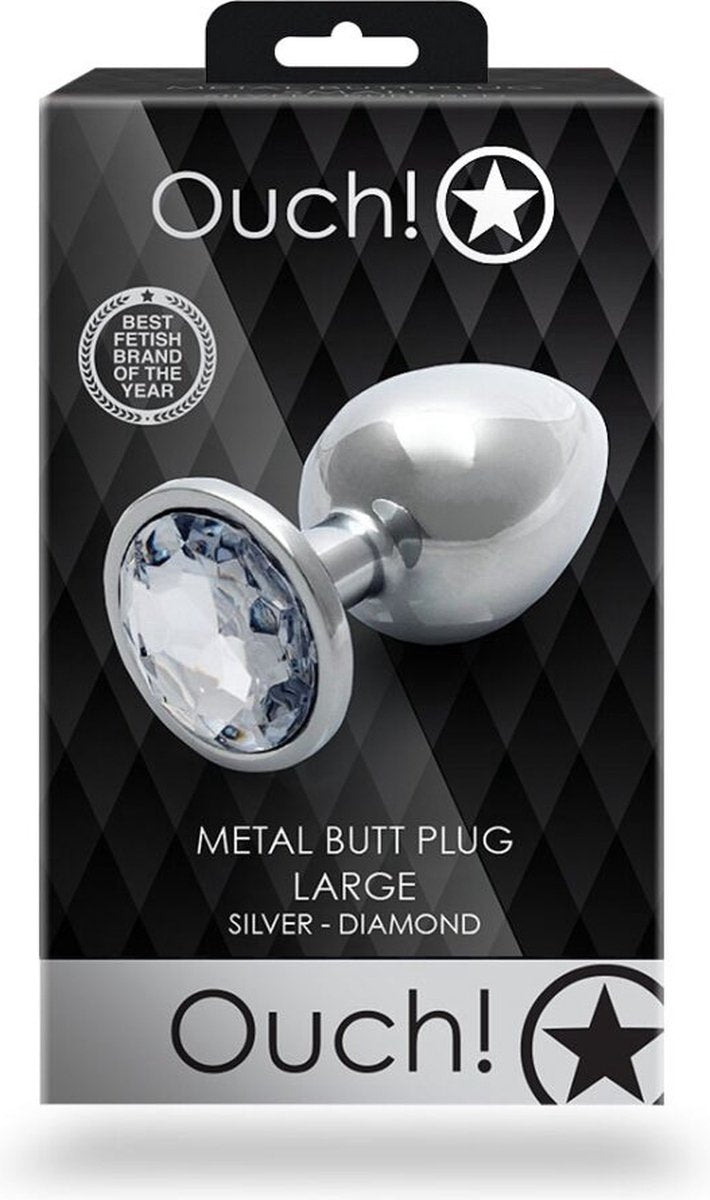 OUCH METAL BUTT PLUG LARGE