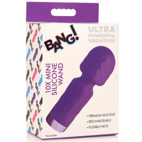 10X SILICONE WAND MORADA