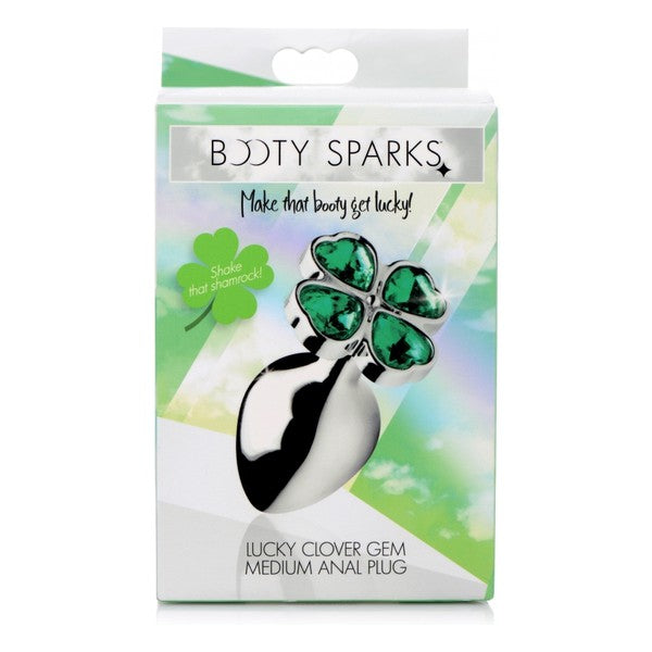 BOOTY SPARKS LUCKY CLOVER GEM MEDIUM ANAL PLUG