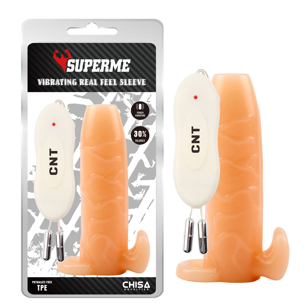 SUPERME VIBRARING REAL FEEL SLEEVE