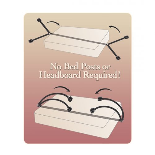FETISH BED BINDINGS RESTRAINT KIT