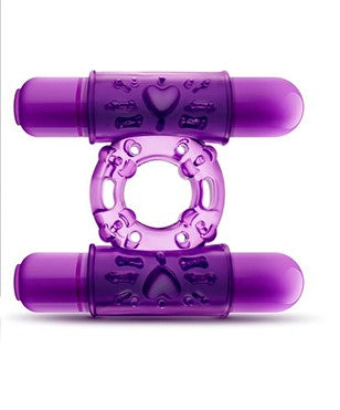 DOUBLE PLAY    DUAL VIBRATING COCK RING