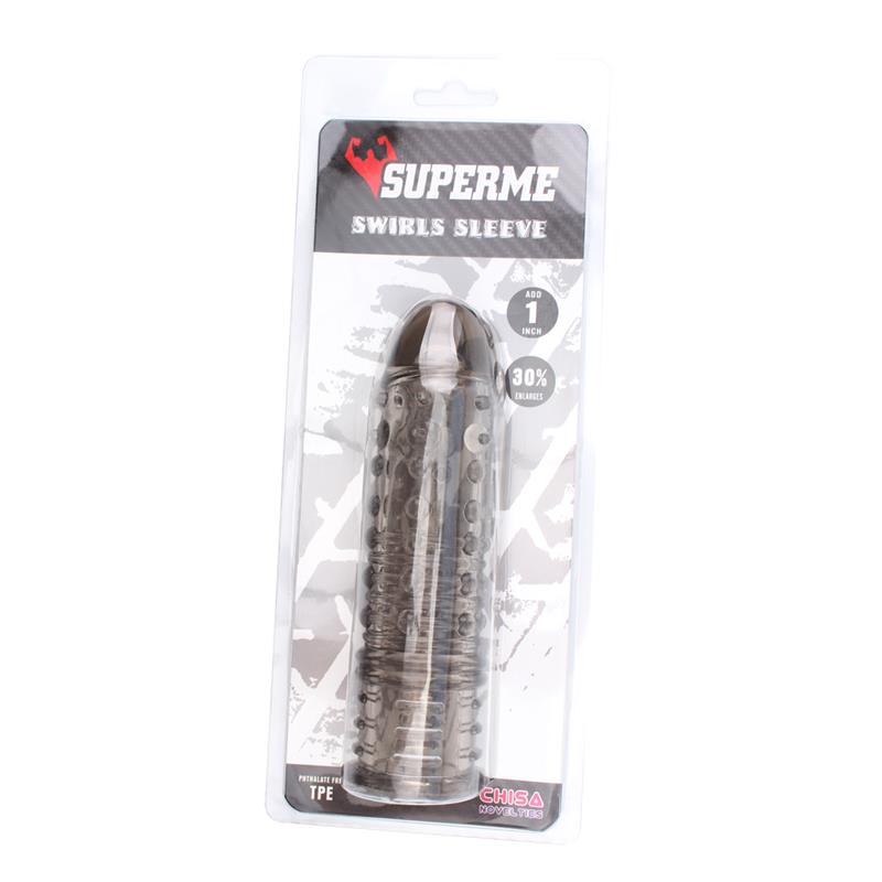 SUPERME SWIRLS SLEEVE SMOKE