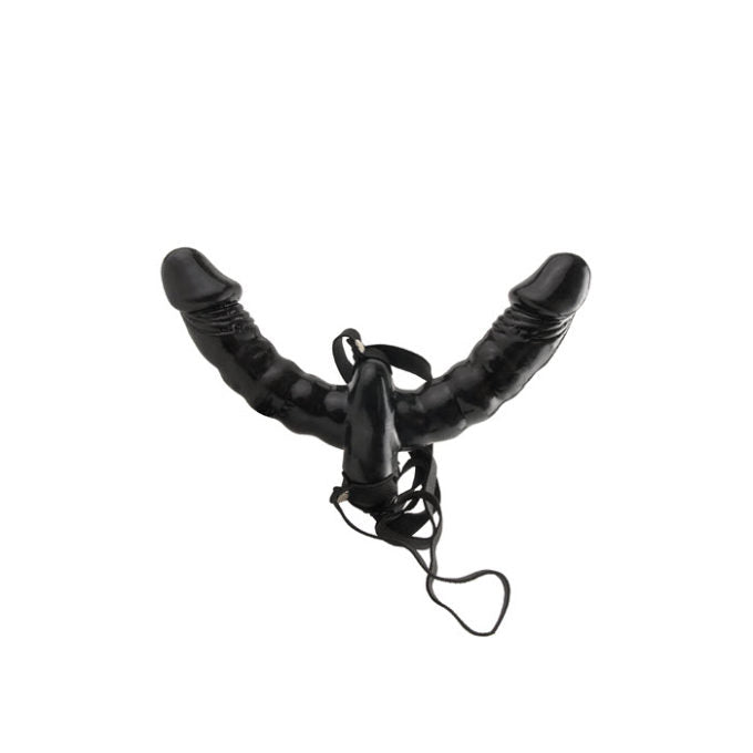 FETISH VIBRATING DOUBLE DELIIGTH STRAP-ON