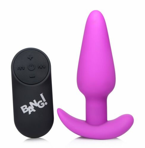 BANG ULTRA POWER VIBRATION  21X SILICONE BUTT PLUGW/REMOTE